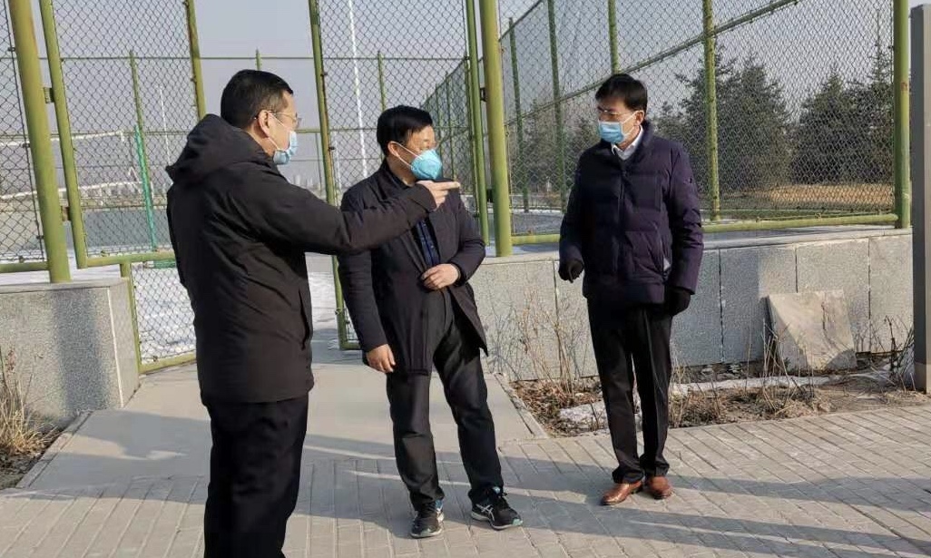 省教育厅陈启福副厅长一行来校督查指导疫情防控工作